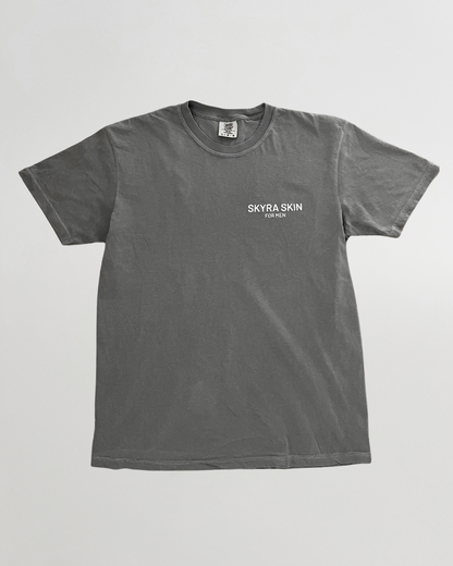 Gray Skyra logo t-shirt